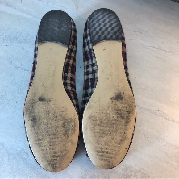 Lands End plaid flats - Picture 8 of 9